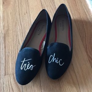 Talbots tres chic slip on flats size 9 new w/o box
